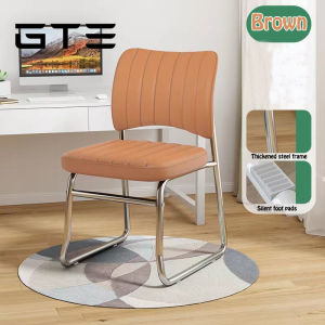 GTE Simple Office Backrest Chair Leather Mesh Or PU Stacking Conference Bow Training Reception Computer Chair - Fulfilled by GTE SHOP