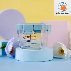170ML Glass baby food container baby food jar baby food storage bekas makanan baby snack container kids
