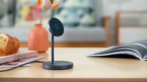 Từ Sạc Không Dây Đứng 20W Max 2-Trong-1 Sạc Đứng Cho 15 14 Pro Max 13 Sạc Nhanh