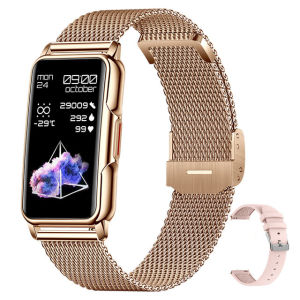 FCLIGE New Sports Smart Watch Men Women 1.47-inch Full Touch Fitness Tracker IP67 Waterproof Smartwatch +