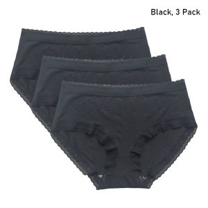 Sentexin 6 Pack Womens Mid Waist Panties Seamless Ice Silk Underwear Breathable Soft Briefs Female Lingerie Underpants M-XL