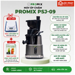 A2 Tặng Cân Điện Tử + Máy Ép Chậm Promix PSJ-09 Miệng Ép Lớn - Dễ Sử Dụng - Dễ Vệ Sinh