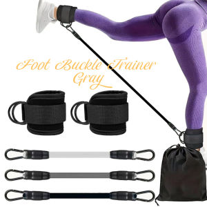 【complete set】Ankle Straps Resistance Band For Glute Kickbacks Lower Body Workout Leg Yoga  Exercise Fitness Set