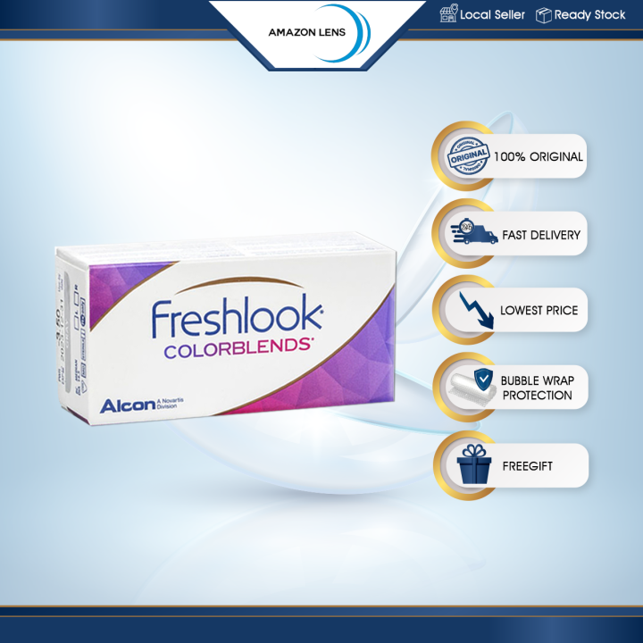 FreshLook Colorblends Monthly Color Contact Lenses | Lazada