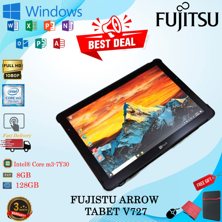 READY STOCK) Fujitsu Arrow TABLET V727 ( Touchscreen )Intel Core