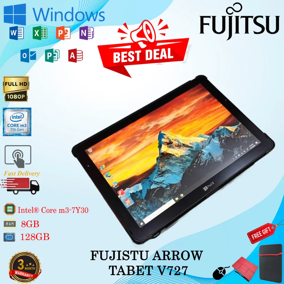 READY STOCK) Fujitsu Arrow TABLET V727 ( Touchscreen )Intel Core
