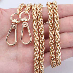 Fashion Chain Sling Strap for Bag Accessories Replacement Leather Bag Handbags Gold Chain Straps Thin Metal Strap for Phone Case