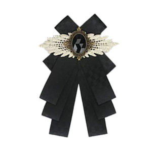 Suit Bow Tie Men Vintage Rhinestone Ribbon Butterfly Knot Bowtie Fashion Accessories