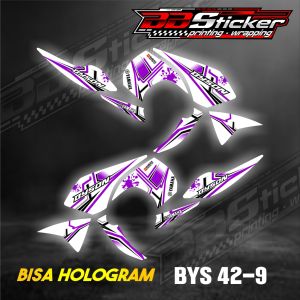 Sticker Stripping Variasi Yamaha Byson BISA HOLOGRAM Striping Motor Byson Bys 42