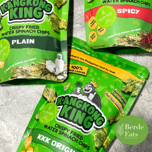Vegan Kangkong King Chips (60g) 100% Real Leaves | Gluten-Free
