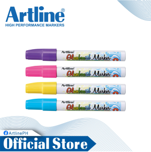 ARTLINE Glassboard Marker | EPG4 - Intensely Vivid Colors for Glassboards - Easy to Erase - Ideal for Restaurants, Pubs, Coffee Shops