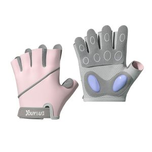 ถุงมือออกกําลังกาย สําหรับผู้ชายและผู้หญิง ถุงมือฟิตเนส-ปั่นจักรยาน ถุงมือกันลื่น ยกน้ําหนักถุงมือฟิตเนส ไม่อับชื้น มีหลายไซร์ หลายสี