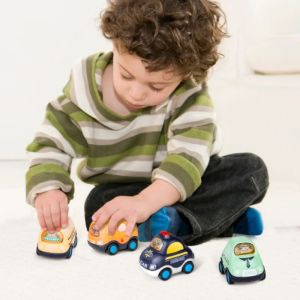 VERIDIAI Anti-Collision Inertia Toy Car Sound Display Real Lighting Mini Car Engine Ambulance Crash Resistance Inertia Car Childrens Toy