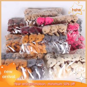 huhe 12ชิ้น/ล็อต Soft stuffed Bear ตุ๊กตาตุ๊กตาตุ๊กตาตุ๊กตาตุ๊กตาตุ๊กตาตุ๊กตาของเล่นขนาดเล็ก