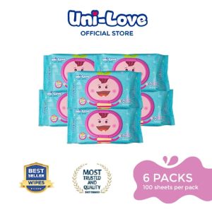 UniLove Unscented Baby  100s Pack of 6