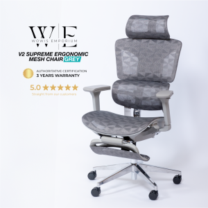 Wowis Emporium V2 Fully Customizable Mesh Ergonomic Supreme Office Chair/Computer Chair/Study Gaming Chair/Lumbar Support Chair/ Hanger