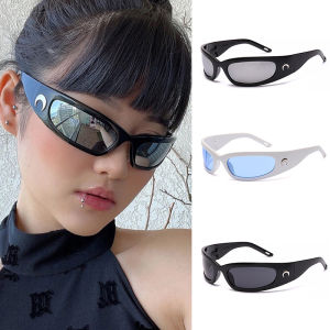 1pc Y2k Top INS Sunglasses Popular Hip Hop Eyewear Street Retro Sun Shade Sunglasses Men and Women Sports Outdoor Sunglasses