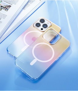 เคสกันกระแทก iPhone13/13Pro/13Pro max PET+TPU รองรับการชาร์จไร้สาย Magsafe เคสโทรศัพท์ แบบนิ่ม