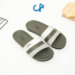 Sandal Selop Pria Casual Distro Slide Sendal Slop Cowok Santai Anti Slip Anti Licin Kekinian Ringan Best Seller Big Size 45 46 - Enea Cloka