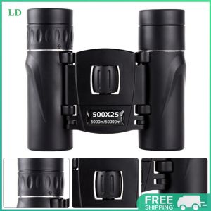 COD [Free Shipping] Compact 500x25 Binoculars with HD Clarity Long Distance Viewing for Hiking and Camping Gear