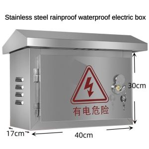 304 stainless steel junction box electrical engineering indoor and outdoor equipment wiring distribution box