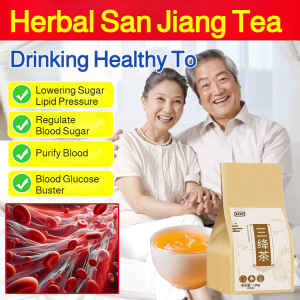 Herbal Tea Mulberry Leaf Tea Corn Silk Blood Sugar Lowering Tea Blood Lipid Lowering Tea Health Tea Bags 降三高草本三绛茶养生茶