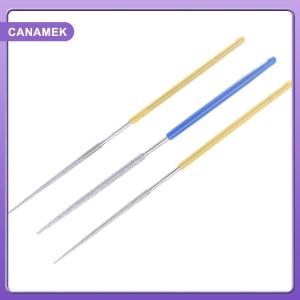 【CANAMEK】 For Grinding Metal Jewely Stone Wood Dia.2mm Small Round Diamond Needle Files Customizable Alloy Hand Tools