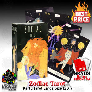 Kartu Tarot Zodiac Tarot Deck 12x7 Large Size
