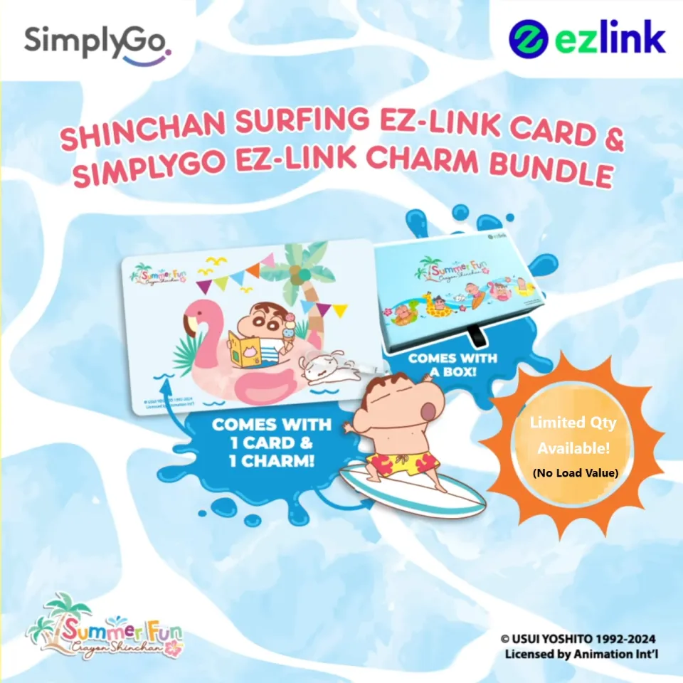 Exclusive - Japan Crayon ShinChan LED SimplyGo EZ-Link Charm Card