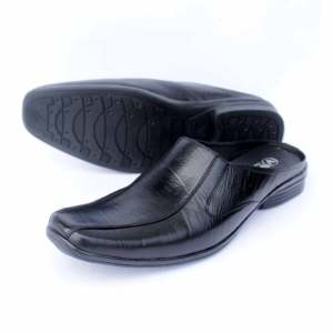 Sepatu Pantofel Pria Virale - Pantofel Pria - Pantofel Selop Kulit - Pantofel Slop - Sepatu Formal - Sepatu Kulit Sepatu Pegawai Kantor - Sepatu Kulit Selop SL 72 BR 002