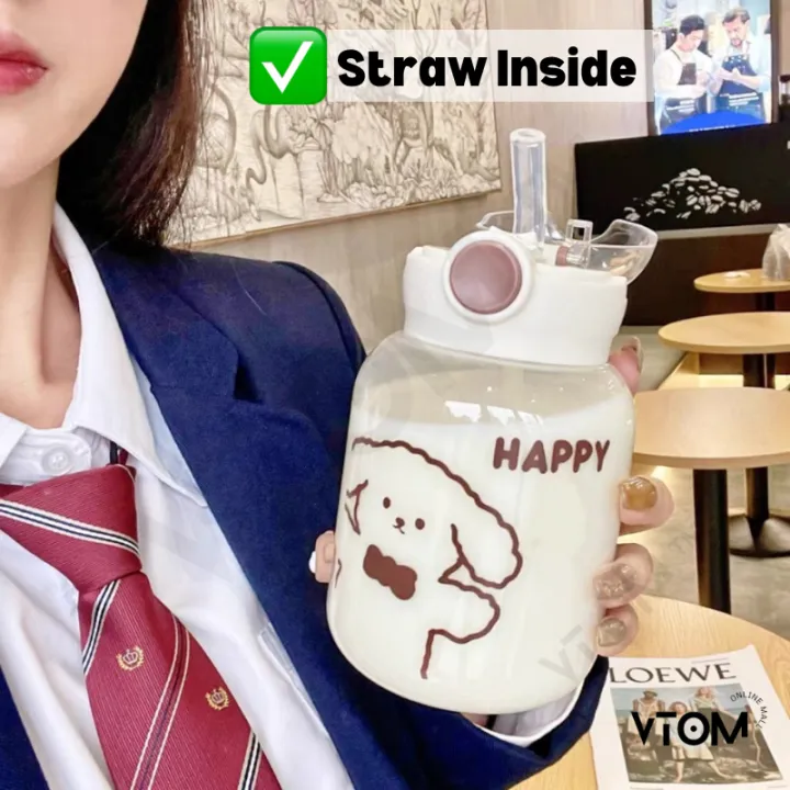 VTOM%20600ml%20Small%20And%20Cute%20Plastic%20Water%20Bottle%20With%20Straw%20For%20Kids%20(8cm%20x%2015cm)%20Drinking%20Botol%20Air%20Plastik%20Budak%20Murah%20-%20Image%204