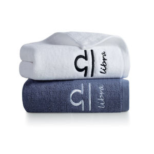 ผ้าขนหนู ผ้าเช็ดหน้า 12ราศี cotton ประจำราศีสิริมงคล ผ้าเช็ดผม Zodiac  ขนาด 35 x 75 cm