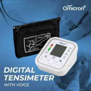 TENSI DARAH OMICRON SUARA INDONESIA Pengukur Tekanan Darah Tensimeter Digital Blood Pressure Monitor Electronic Sphygmomanometer Alat Ukur Detak Jantung
