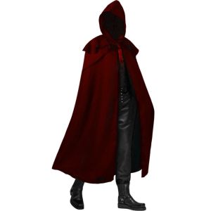 STYLE HAUL Áo khoác Áo choàng có mũ Halloween Áo khoác Jacket Hoài cổ Áo choàng hoàng tử cướp biển Hiệp Sĩ Đồ chơi Quà Tặng Chống trượt Áo choàng dài Gothic Trẻ em người lớn