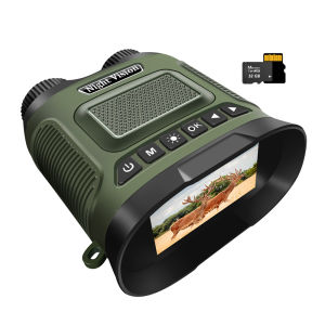 กล้องส่องทางไกลมองกลางคืน BekinTek Digital Night Vision แบบชาร์จไฟได้ NVG เทเลสโคป เลนส์มองกลางคืนอินฟราเรด สำหรับสังเกตในความมืดเต็มรูปแบบ ปรับ   ซูม 8x วิดีโอ 2.5K รูปภาพ 40M หน้าจอ HD ขนาด 3 นิ้ว พร้อมการ์ด TF 32G สำหรับกิจกรรมกลางแจ้ง【สีเขียว】