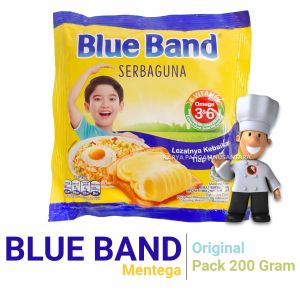 BLUE BAND MARGARINE SERBAGUNA 200GRAM MENTEGA BLUEBAND SACHET ORI