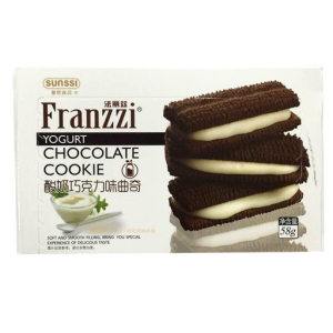 FRANZZI Cookies Yogurt chocolate/Matcha/Dark chocolate/Lemon 58g Party or Office snacks 法丽兹夹心曲奇饼干