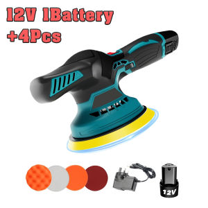 18V Car Polisher Cordless Electric Polisher Car Polishing Machine Polishing Waxing Machine Adjustment Speeds 汽车抛光机