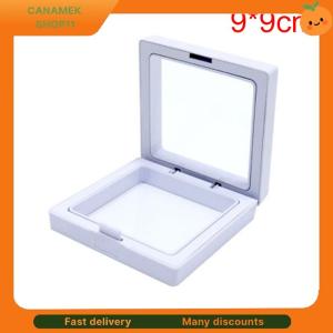 ❣️❣️❣️ White Transparent Suspension Display Cases Jewelry Box Necklace Storage Holder