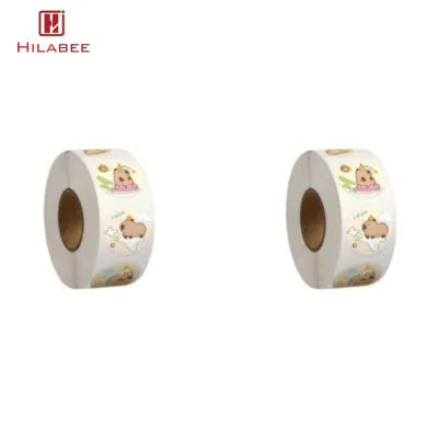 HILABEE Cartoon Capybara Sticker Waterproof Decorative Decal Cute Animal DIY Scrapbook Material for Kids Girls Luggage Laptop Random Design