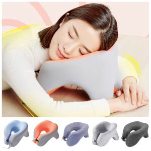 OLOPYN Slow Rebound Travel Neck Pillow Cotton Ergonomic Sleep Camping Pillow Healthcare Non-deformed U-shaped Pillow Noon Break