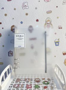 [Có ảnh thật] Sổ còng sắt A5 caro 200tr KLong 120/76 bìa trắng trong MS 994/993/996/998 - VPP Thiên Ái