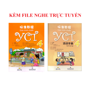 Sách- Combo:Giáo trình chuẩn YCT Tập 4 (Sách Bài Học - Bài Tập)+KÈM FILE NGHE ONLINE