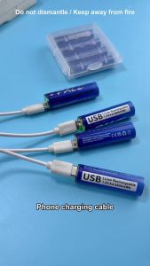 PALO 1.5V AA USB Rechargeable Battery 3600mWh Li-ion Fast Charge Type-C For Toys Remote Camera [Fast Shipping]