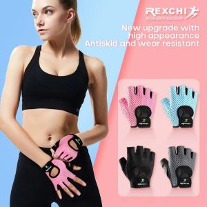 VTTO 1Pair Fitness Gloves Non-Slip Exercise Half Finger Power Weight Lifting Hand Sports Gym Gloves for Men Women
