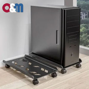 Under Desk PC Tower Holder No-Drill Hanging Mount Adjustable Heavy-Duty Steel Support Rack Under-Table Organizer for Computer