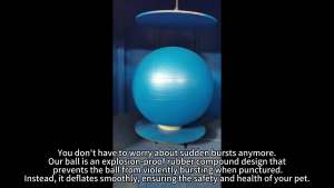 48 Inch Giant Herding Ball with Cover Anti Burst Ball Please Watch VCR for How to Inflation Horse Toys for Horse Stall Entertainment Play Pump Included