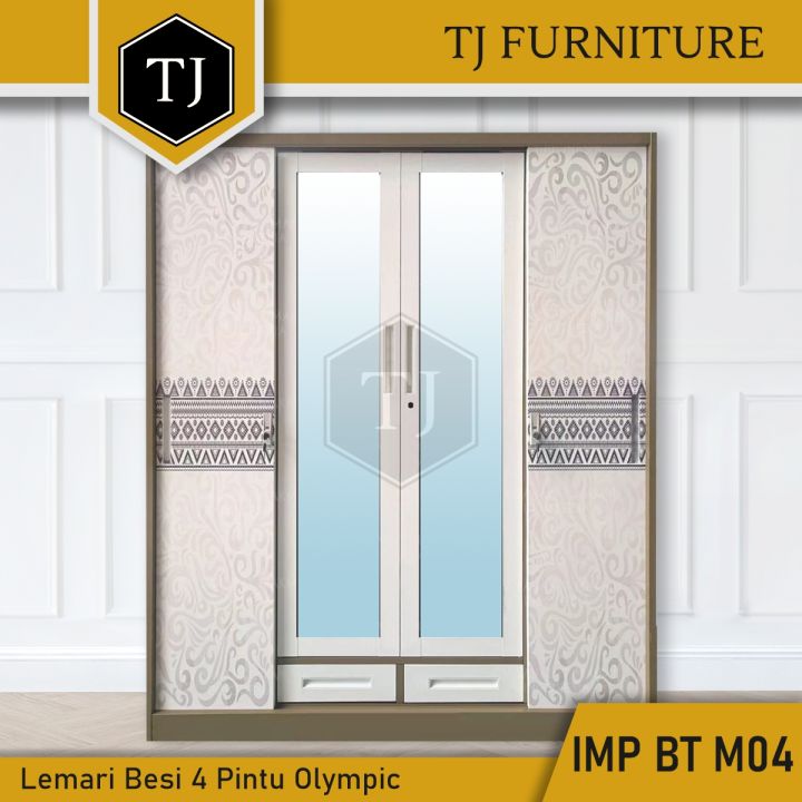 Importa Lemari Pakaian Besi Lemari Baju Minimalis Pintu Sliding Imp