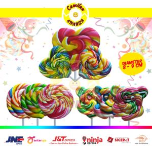 Permen Lolipop 8-9 Cm MICKEY MOUSE LOVE BULAT