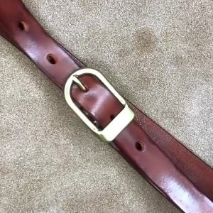 Retro Narrow Cowhide Womens Belt Pure Copper Button Top Cowhide All-match Casual Jeans Belt High Quality Luxury Women Belt2026
